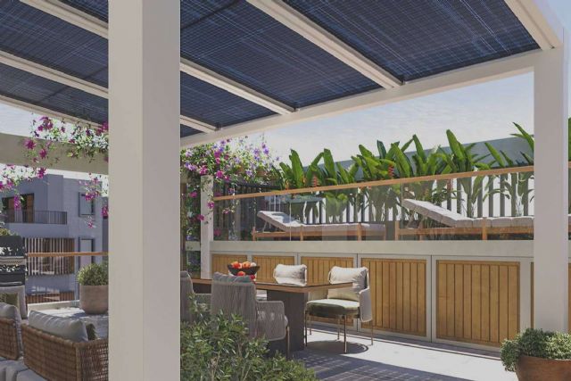 Gracias a la nueva estructura pórtico el techo de cristal y de vidrio fotovoltaico no necesita estar anclado en pared - 1, Foto 1