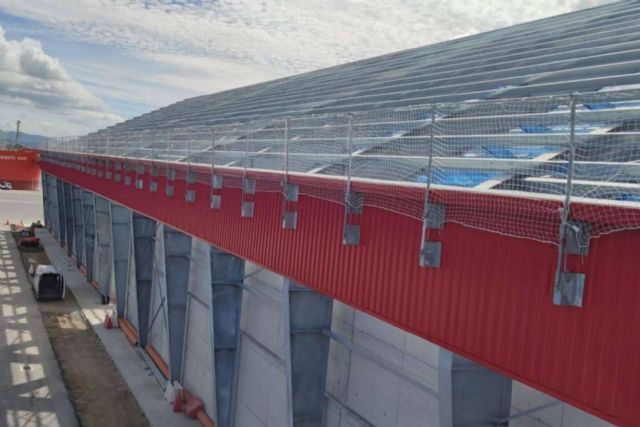 Redes y Protección refuerza la seguridad en la construcción industrial con redes horizontales y perimetrales - 1, Foto 1