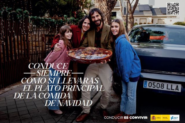 Conduce siempre como si llevaras el plato principal de la comida de Navidad, eslogan de la nueva campaña divulgativa de la DGT - 1, Foto 1