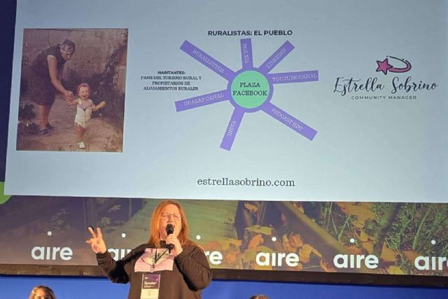 Estrella Sobrino destaca en EXPOAIRE como líder en la promoción del turismo rural y el liderazgo femenino en zonas rurales - 1, Foto 1