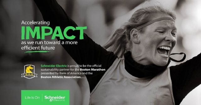 Schneider Electric se convierte en partner oficial en materia de sostenibilidad del Maratón de Boston presentado por Bank of America - 1, Foto 1