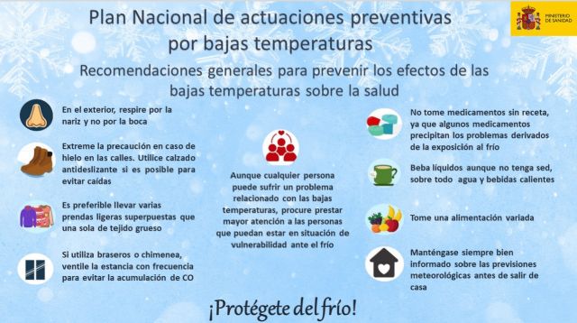 Las autoridades sanitarias recomiendan, ante la bajada de temperaturas, protegerse del frío y estar pendientes de los más vulnerables - 1, Foto 1