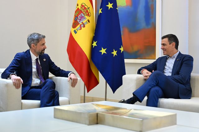 Pedro Sánchez se reúne con el presidente del FIDA, Álvaro Lario - 1, Foto 1