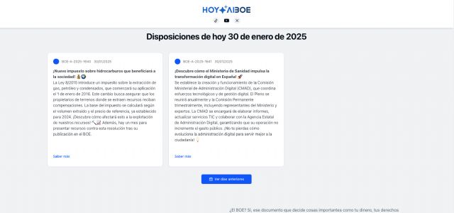 HoyAIBOE: la nueva aplicación con IA impulsada por Sozpic y AltaMK que revoluciona el acceso al BOE - 1, Foto 1
