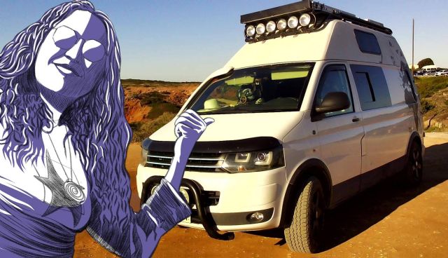 Ser ilustradora nómada; llevando el arte sobre ruedas - 1, Foto 1