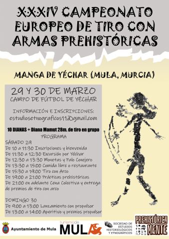  XXXIV Campeonato Europeo de Tiro con Arco y Propulsor Prehistóricos en Yéchar - 1, Foto 1