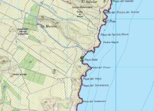 Buscan posibles náufragos de una patera volcada frente a una playa de Marina de Cope - 1, Foto 1