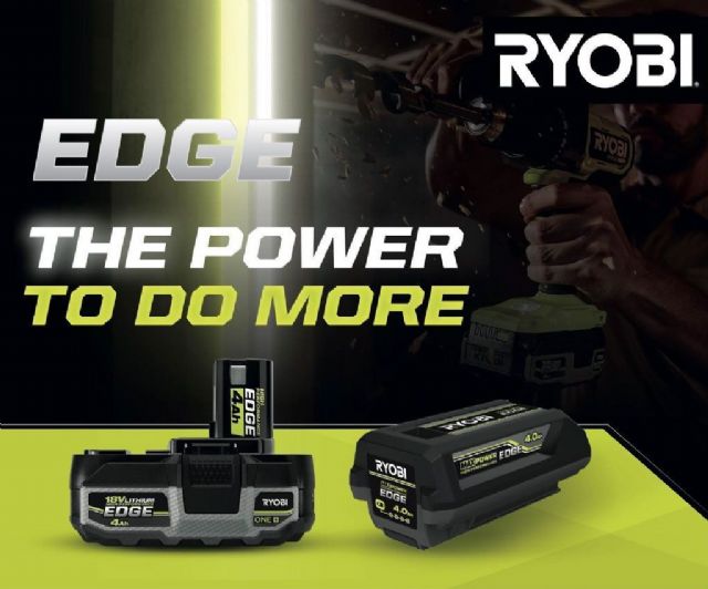 EDGE: más potencia y autonomía para las baterías de RYOBI - 1, Foto 1