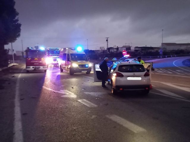 Una mujer herida en un accidente de tráfico ocurrido esta tarde en San Javier - 1, Foto 1