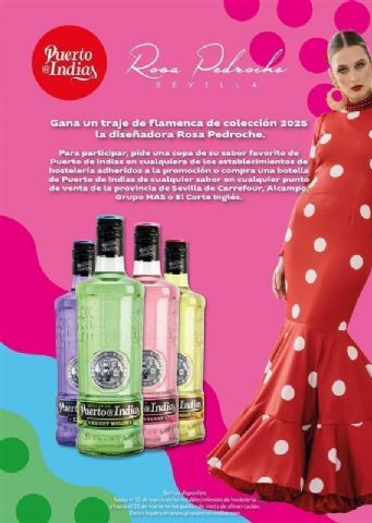 Puerto de Indias regala 5 trajes de flamenca de Rosa Pedroche para la Feria de Abril de Sevilla 2025 - 1, Foto 1