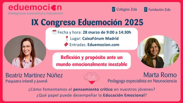 Pensamiento crítico contra Fake News, a debate en Eduemoción 2025 con Marta Romo y Beatriz Martínez Núñez - 1, Foto 1