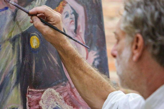 El artista neoyorquino Ron Silver presenta sus ´Conversations on Muses´ en Barcelona - 1, Foto 1