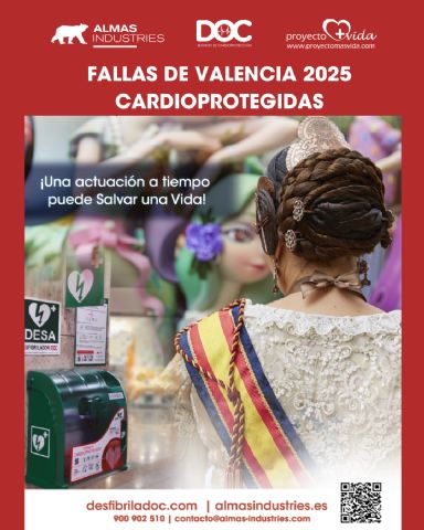 Las Fallas 2025 refuerzan su compromiso con la seguridad con desfibriladores y formación en RCP - 1, Foto 1