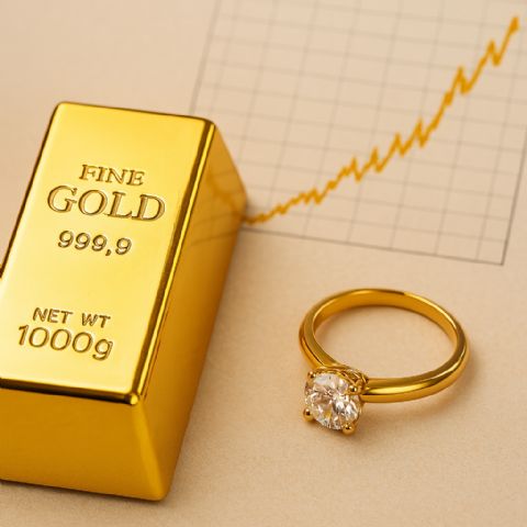 El oro en máximos históricos impulsa los anillos de compromiso - 1, Foto 1