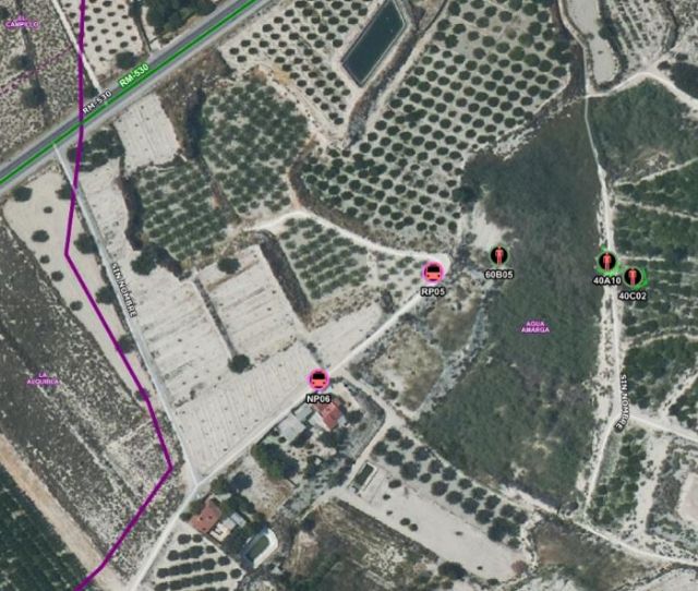 Incendio de ramas y matorral en Villanueva del Río Segura - 1, Foto 1