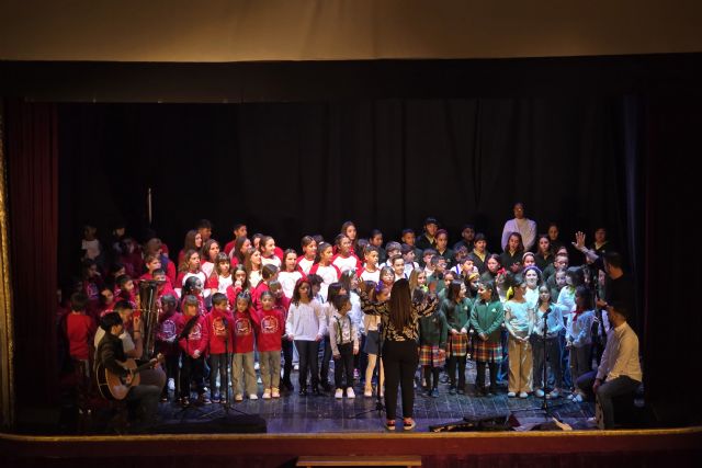 El Teatro Lope de Vega acoge el Encuentro de Coros del Programa Cantemus con la participación de centros escolares de Mula, Pliego y Fuente Librilla - 1, Foto 1