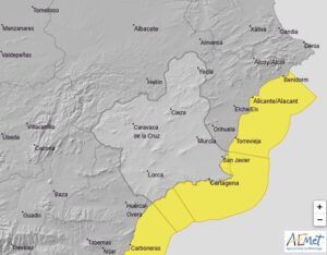 Meteorología advierte de viento hasta 60 km/h y olas de 2 m mañana en el litoral de toda la Región - 1, Foto 1