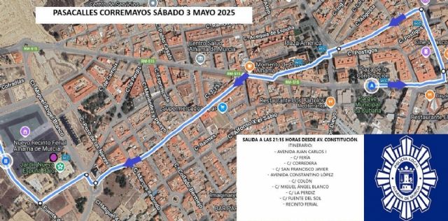 Todo preparado para el inicio de las Fiestas de los Mayos 2025, Foto 1