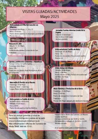 Nuevas visitas guiadas para el mes de mayo - 1, Foto 1