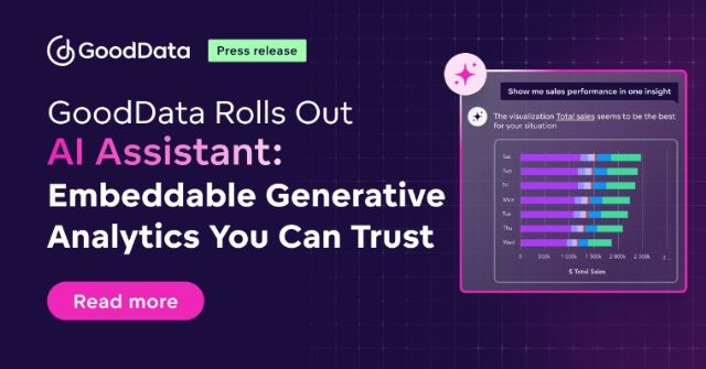 GoodData lanza AI Assistant: análisis generativos integrables en los que confiar - 1, Foto 1