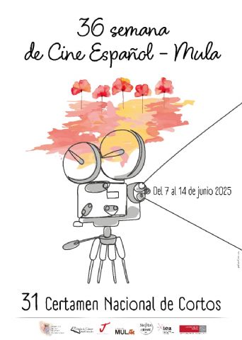 Presentamos el cartel de la 36ª Semana de Cine Español de Mula y el 31º Certamen Nacional de Cortos - 1, Foto 1