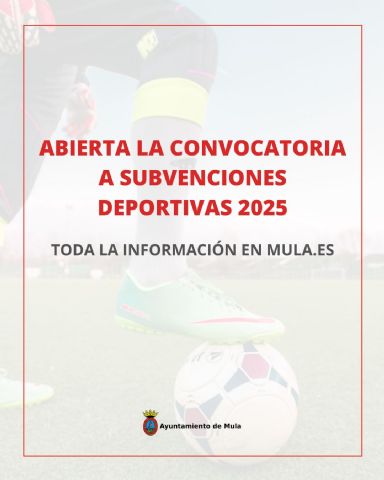 Abierta la convocatoria de subvenciones deportivas para el ejercicio 2025 - 1, Foto 1