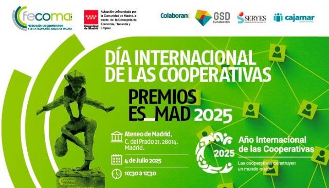 FECOMA celebra el Día Internacional de las Cooperativas con la entrega de los Premios ES_MAD 2025 en el Ateneo de Madrid - 1, Foto 1