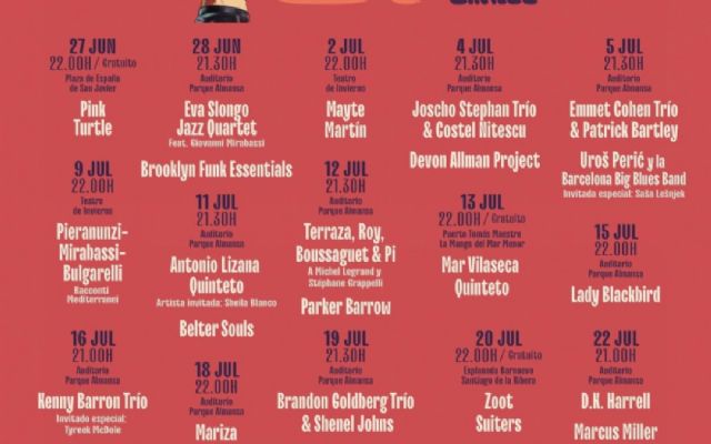 El concierto gratuito de Pink Turtle en plaza de España inaugura el 55 Festival Internacional de Jazz de San Javier - 1, Foto 1