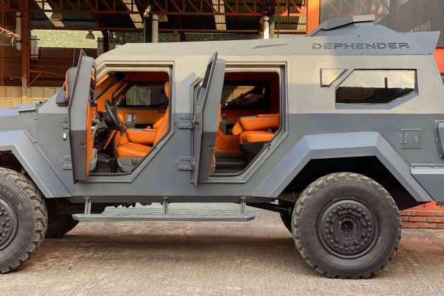 Vehículo blindado civil con protección NBQ, nueva solución de transporte seguro de Petrosecur - 1, Foto 1