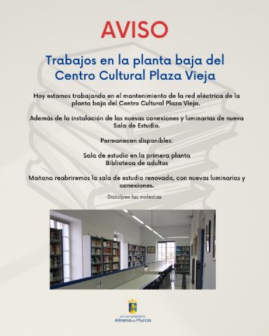 Mejoras en la Sala de Estudio del Centro Cultural Plaza Vieja, Foto 1