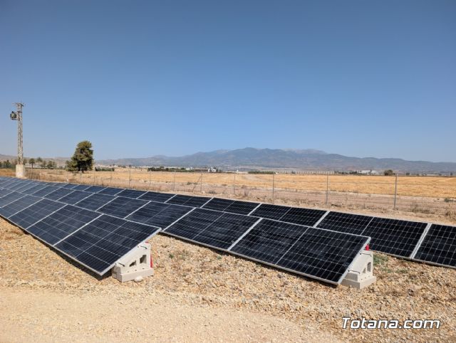 Inauguran una instalacin solar fotovoltaica en Totana para reducir costes energticos de la Comunidad de Regantes - 7