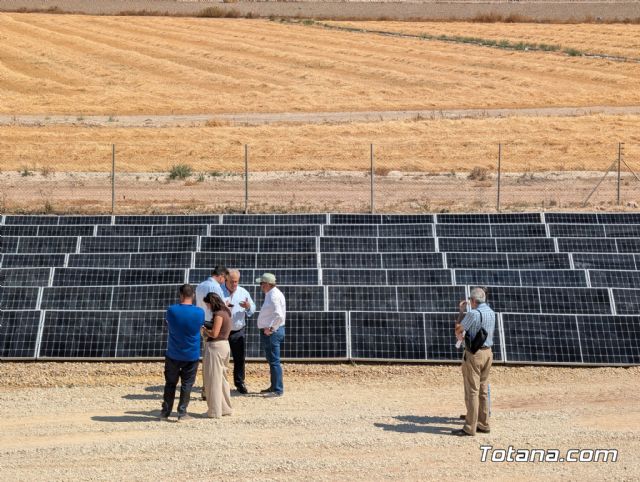 Inauguran una instalacin solar fotovoltaica en Totana para reducir costes energticos de la Comunidad de Regantes - 27
