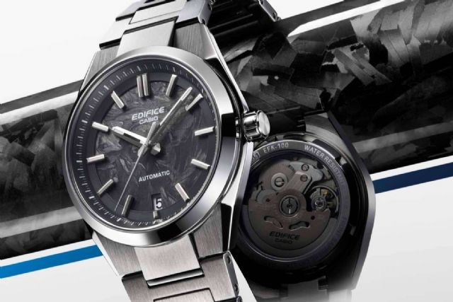 Casio lanza su primer reloj automático; el nuevo EDIFICE con carbono forjado - 1, Foto 1