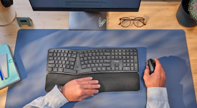 Trust presenta el nuevo teclado ergonómico multidispositivo Keyra - 1, Foto 1