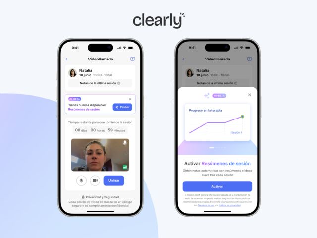 Clearly llega a España con una plataforma que combina psicología e IA para facilitar el acceso a la terapia - 1, Foto 1