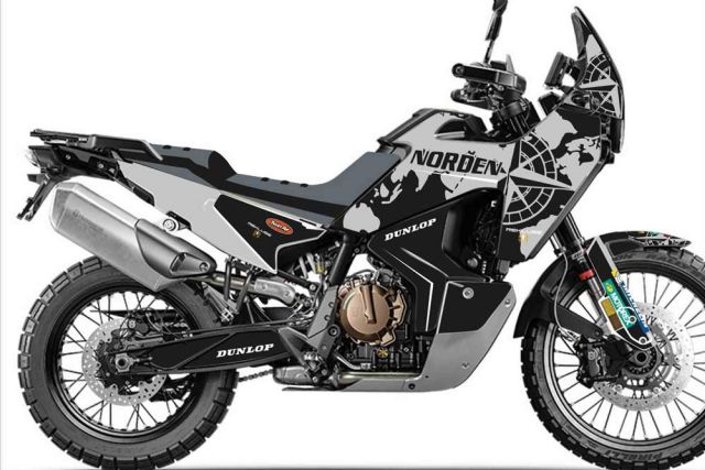 Adhesivos embarrados lanza adhesivos de moto onroad personalizados con enfoque técnico y creativo - 1, Foto 1