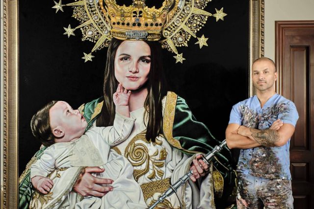 Christian Escobar ´Chrispapita´ devela obra en Alicante en honor a la Virgen del Remedio - 1, Foto 1