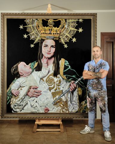 El arte sacro latinoamericano llega a Europa: Chrispapita presenta Virgen del Remedio en la Concatedral de Alicante - 1, Foto 1