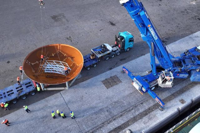 Transporte Especial de Esferas en el Puerto de Granadilla; un proyecto logístico pionero en Canarias - 1, Foto 1