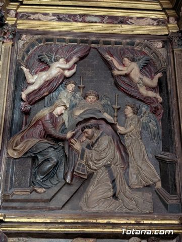 El catedrtico lvaro Pascual Chenel elogia la calidad artstica del retablo de San Ildefonso en Totana - 5