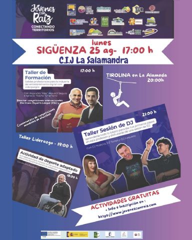 Sigüenza, de la mano de ADEL, será epicentro joven el 25 de agosto en una jornada única de formación, inclusión y diversión - 1, Foto 1