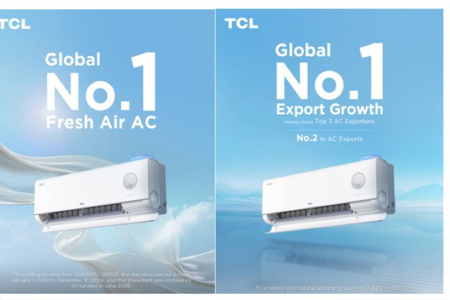 TCL nombrada marca número uno mundial de aire acondicionado con aire fresco en 2024 - 1, Foto 1