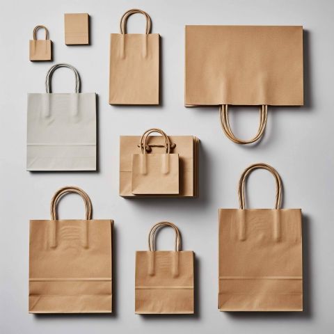 Bolsas recicladas con asa retorcida; sostenibilidad y diseño en un solo producto - 1, Foto 1