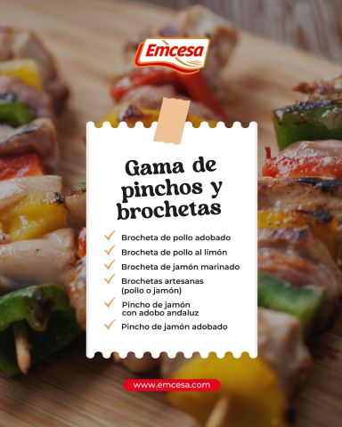 Emcesa transforma el verano con sus pinchos y brochetas: sabor, calidad y cero complicaciones - 1, Foto 1