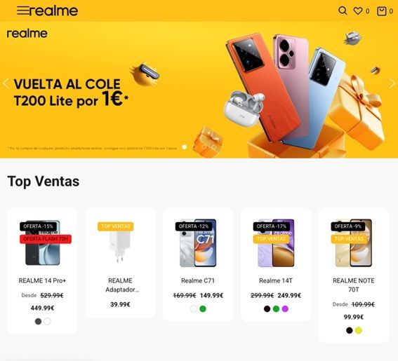 La tienda online oficial de realme España abre sus puertas con grandes ofertas de aniversario - 1, Foto 1