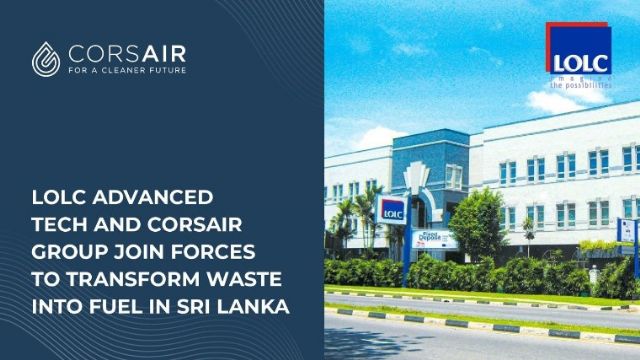 LOLC Advanced Tech y Corsair Group unen fuerzas para transformar residuos en combustible en Sri Lanka - 1, Foto 1