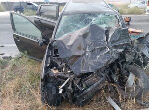 Fallece un conductor tras colisionar un turismo con un camión en Torre Pacheco - 1, Foto 1