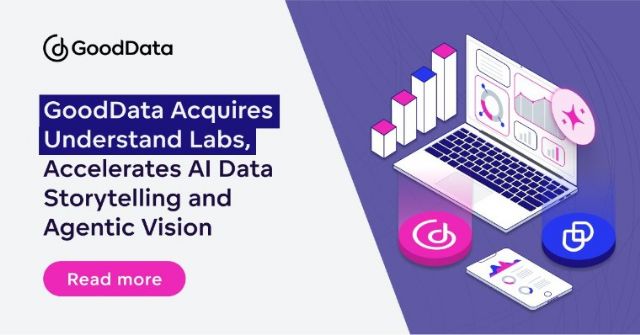 GoodData adquiere Understand Labs, acelera la narración de datos mediante IA y la visión agencial - 1, Foto 1