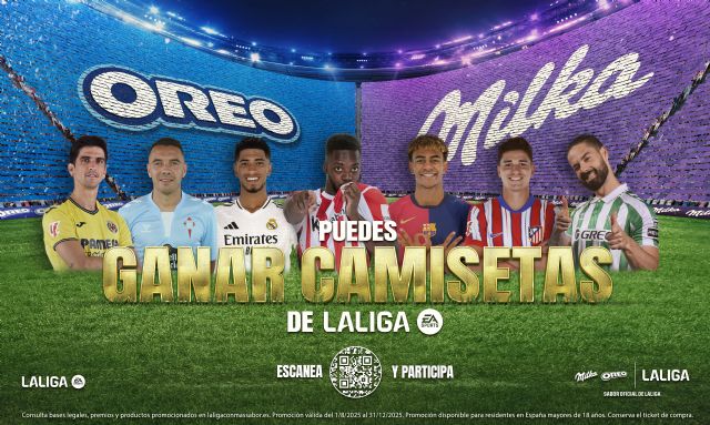 OREO‏‏ y ‏‏Milka‏‏ sortean camisetas oficiales de LALIGA - 1, Foto 1