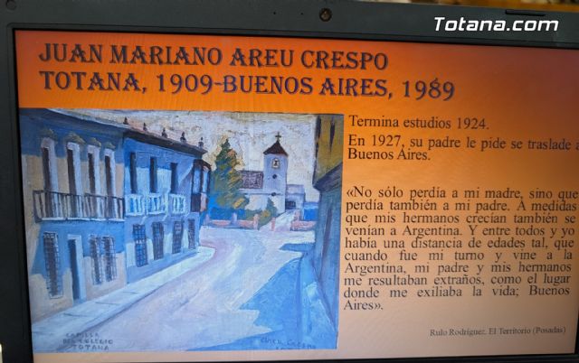 Totana rescata la memoria de Juan Mariano Areu Crespo con la donacin de parte de sus obras por parte de su familia - 10